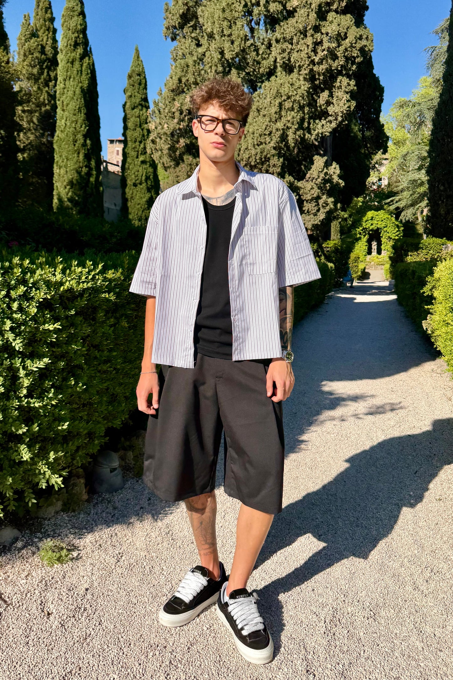 Canottiera In Cotone Nera