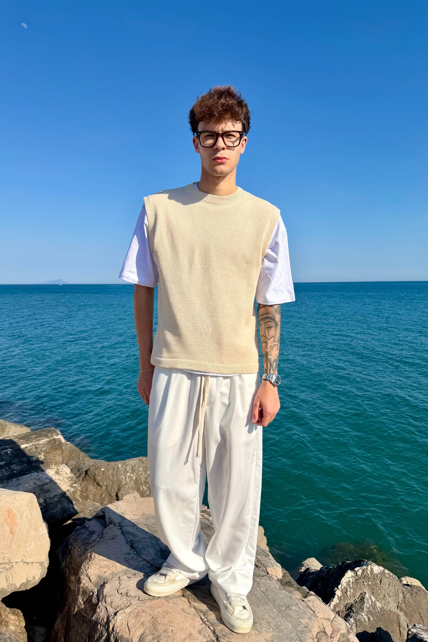 Pantalaccio Elegante Bianco