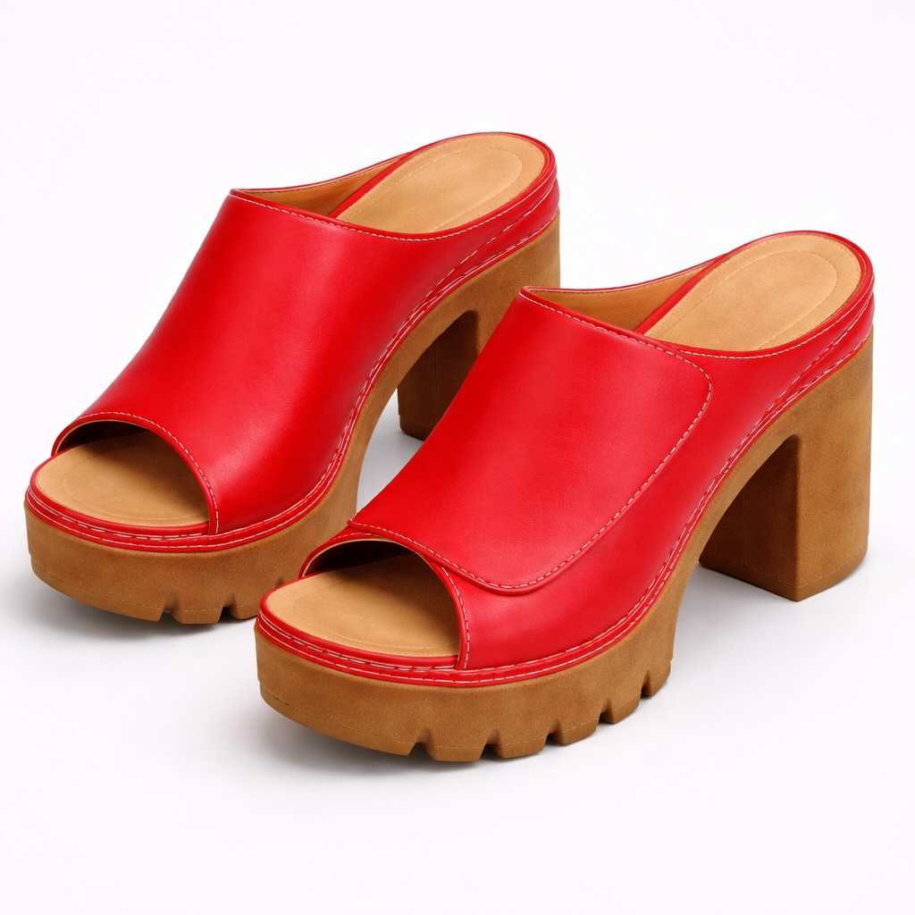 Orélianne | Mules Plateforme Talon Stable