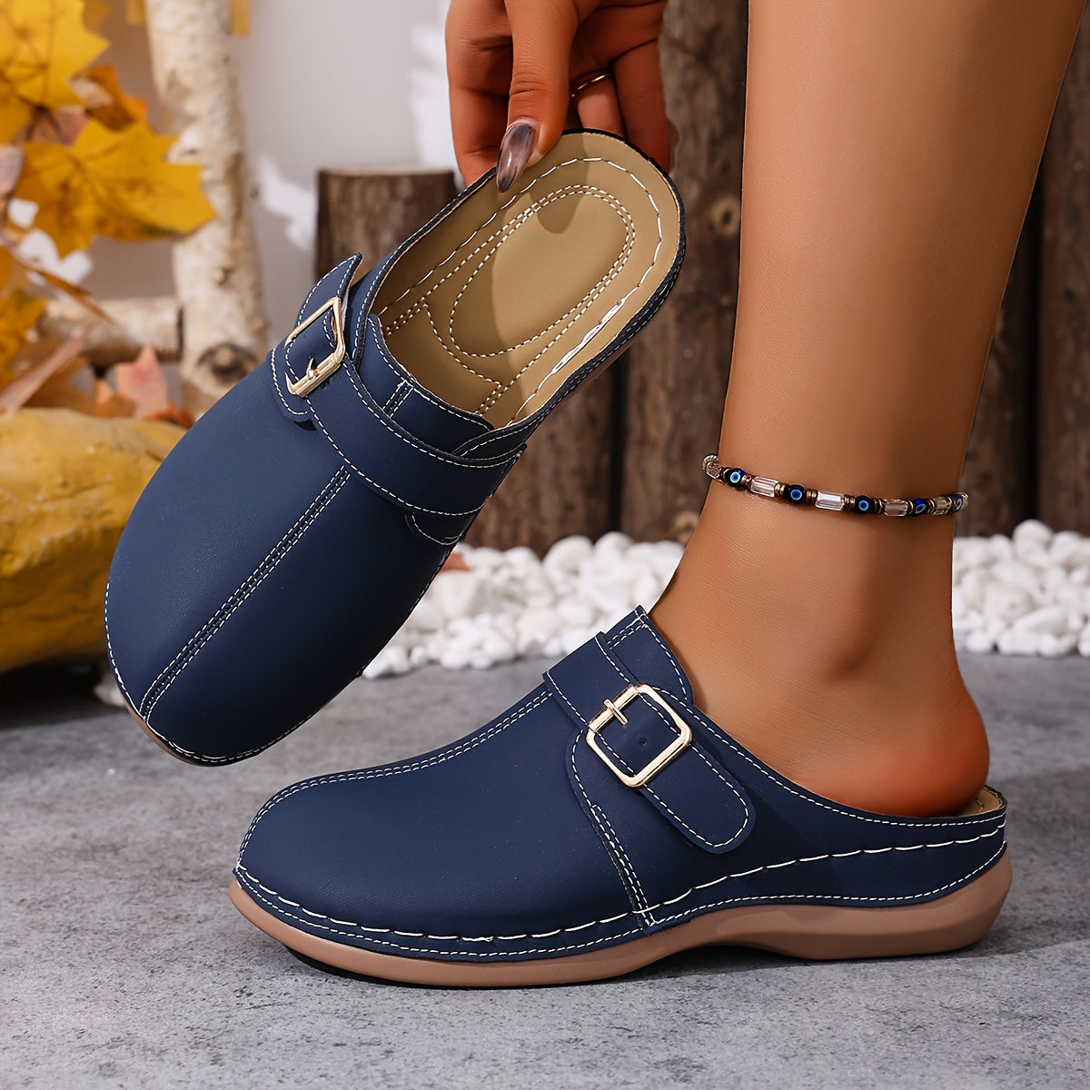 Velina | Sabots Boucle Confort Quotidien