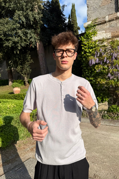 T-shirt Serafino Grigia