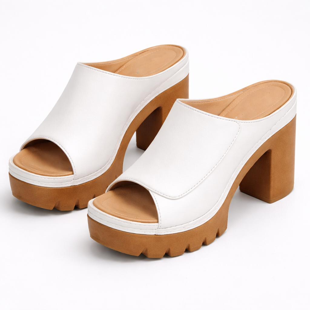 Orélianne | Mules Plateforme Talon Stable