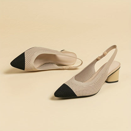 Liréa | Escarpins Slingback Maille Élégante
