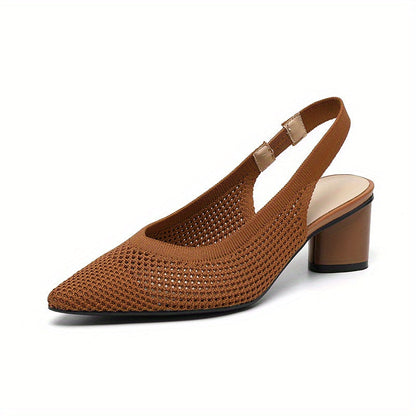 Liréa | Escarpins Slingback Maille Élégante