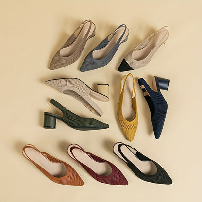 Liréa | Escarpins Slingback Maille Élégante