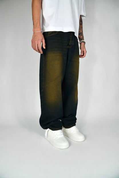 Jeans Baggy Fit Blu Sabbiato