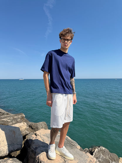 T-shirt Crop Blu