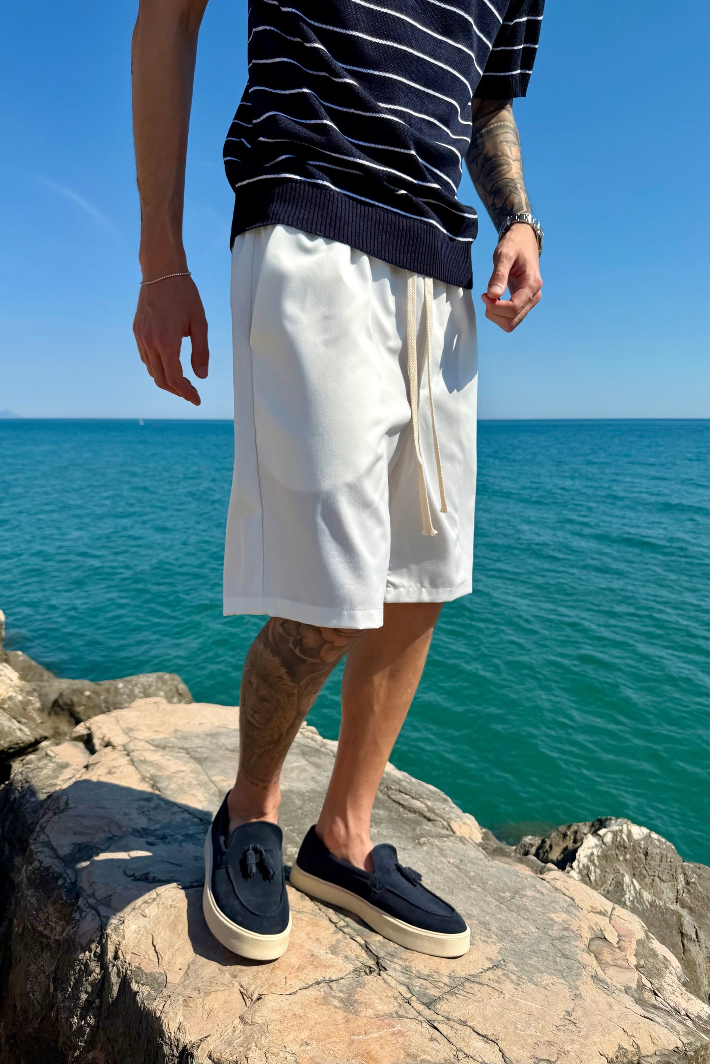 Pantaloncino Elegante Bianco