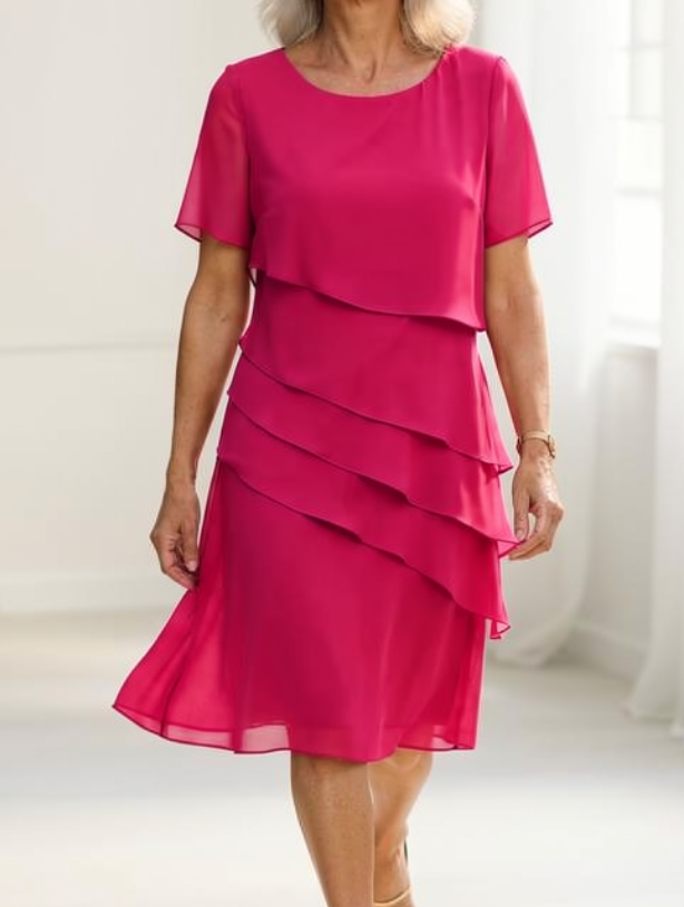 Juliette – Vestido elegante y fluido con volantes