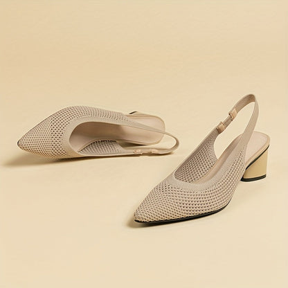 Liréa | Escarpins Slingback Maille Élégante
