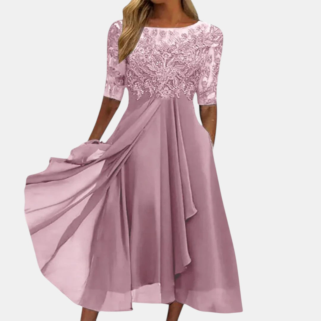 Rhonda - Elegante Vestido de Encaje