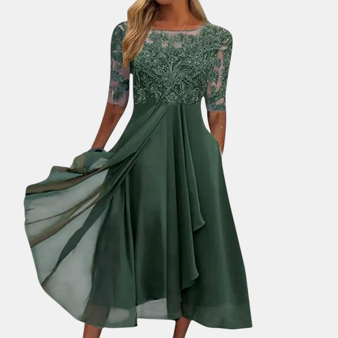 Rhonda - Elegante Vestido de Encaje