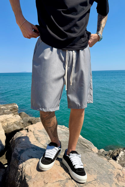 Pantaloncino Elegante Grigio