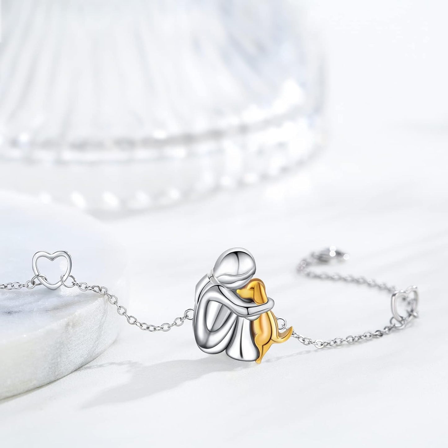 Lola™ - Bracelet avec Icône de Chien