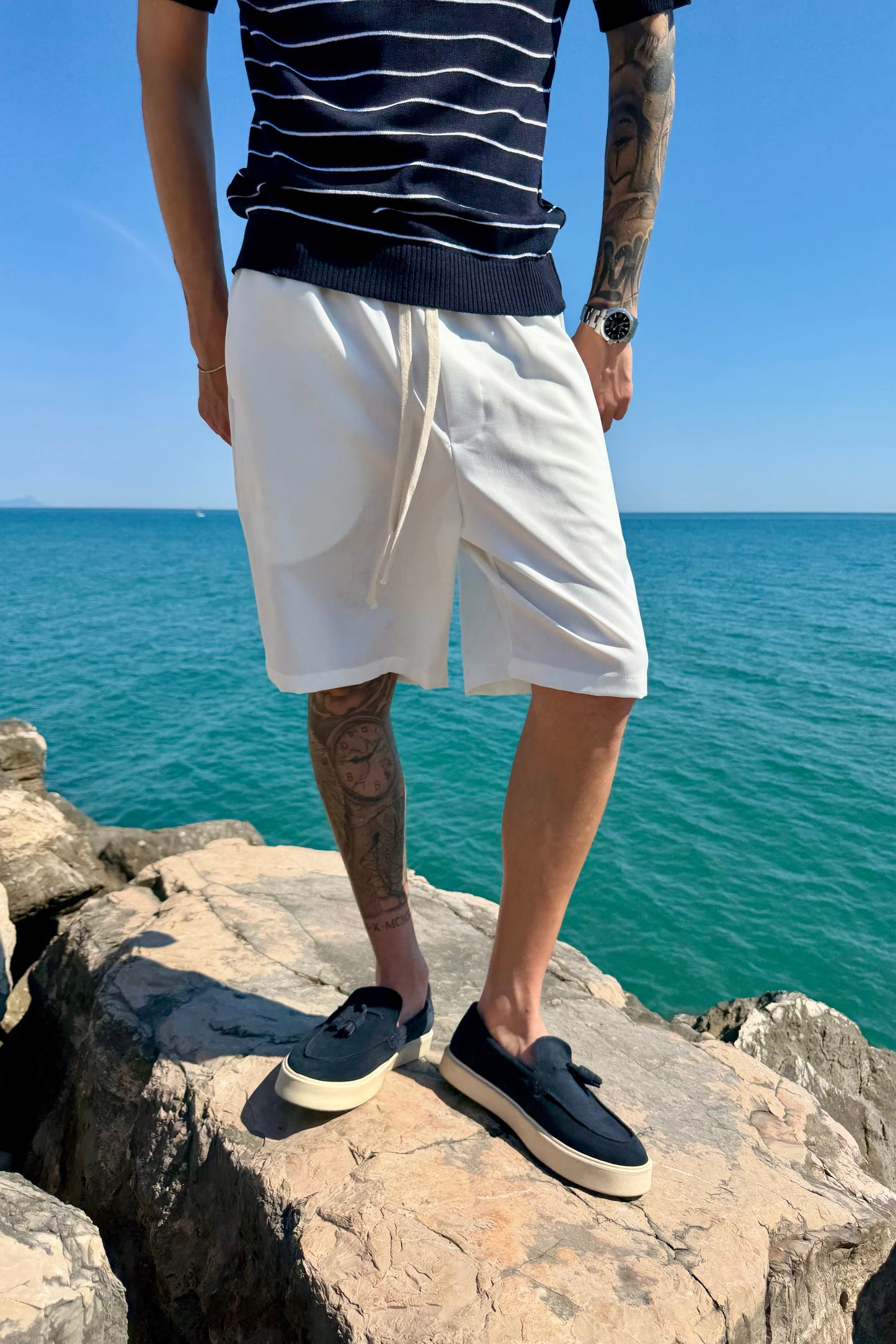 Pantaloncino Elegante Bianco