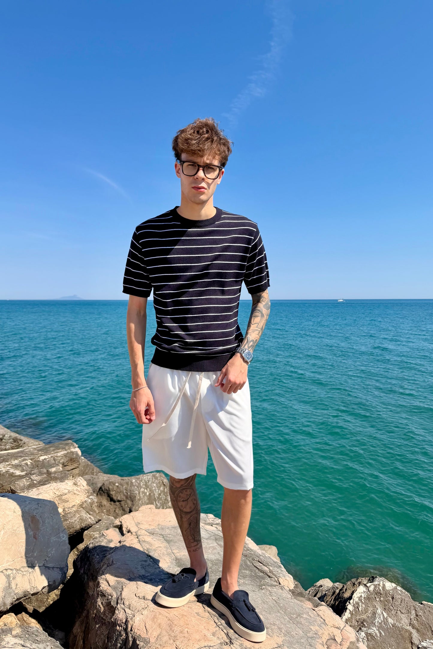 Pantaloncino Elegante Bianco