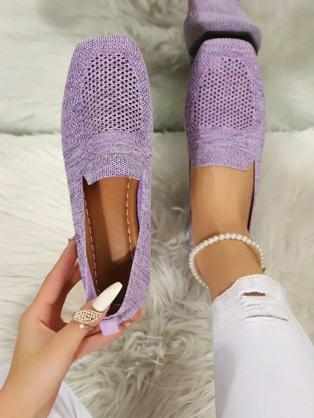 Lunira | Chaussures Plates Respirantes Quotidiennes