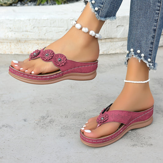 Florina | Sandales Fleur Confort Quotidien