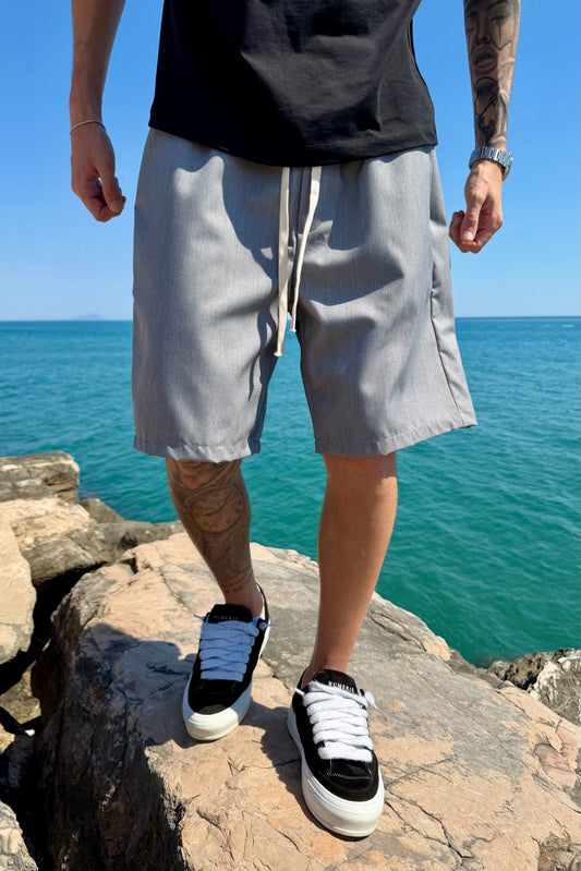 Pantaloncino Elegante Grigio