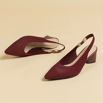 Liréa | Escarpins Slingback Maille Élégante