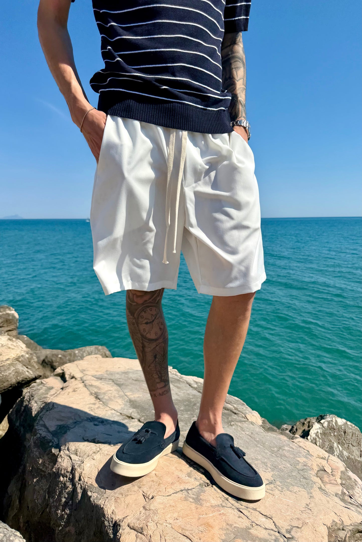Pantaloncino Elegante Bianco