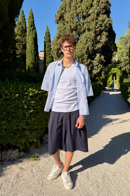 Canottiera In Cotone Bianca