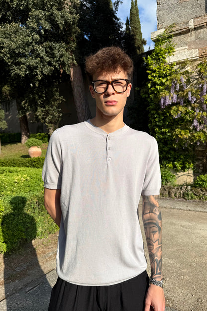 T-shirt Serafino Grigia