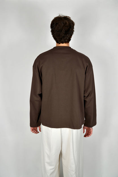 Longsleeve Marrone