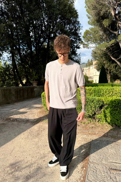 T-shirt Serafino Grigia