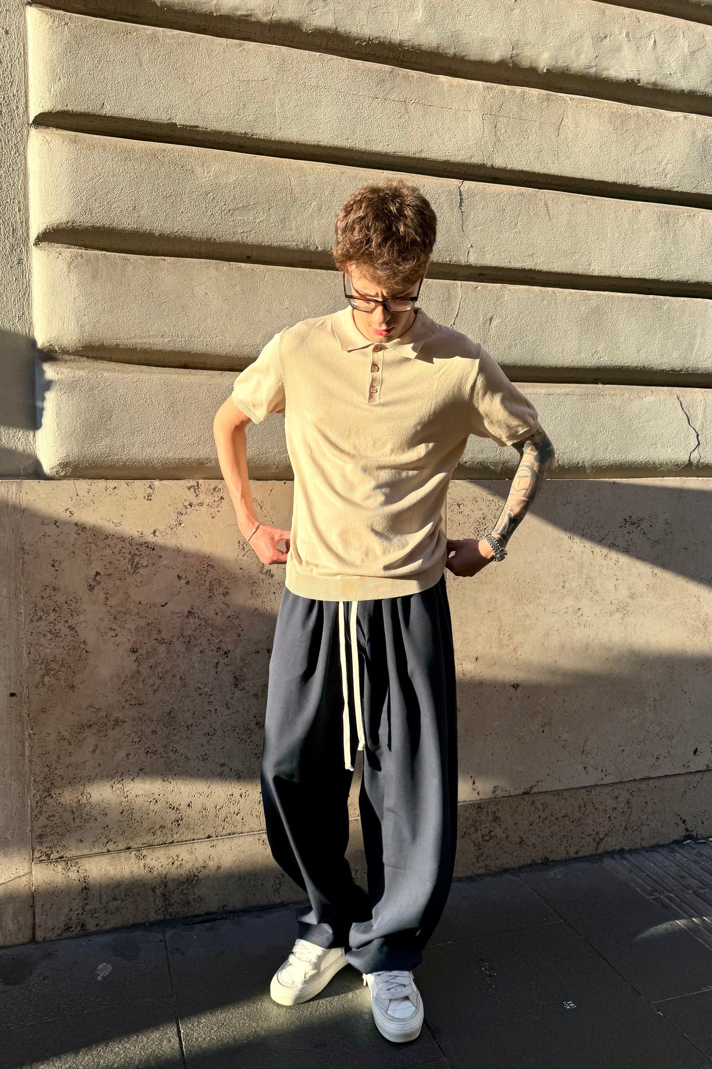 Pantalaccio Elegante Blu Notte
