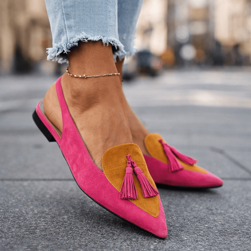 Clarke - Flats de Tiras con Borla
