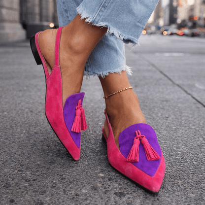 Clarke - Flats de Tiras con Borla