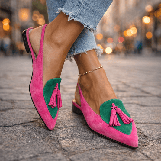 Clarke - Flats de Tiras con Borla