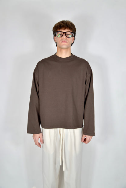 Longsleeve Marrone