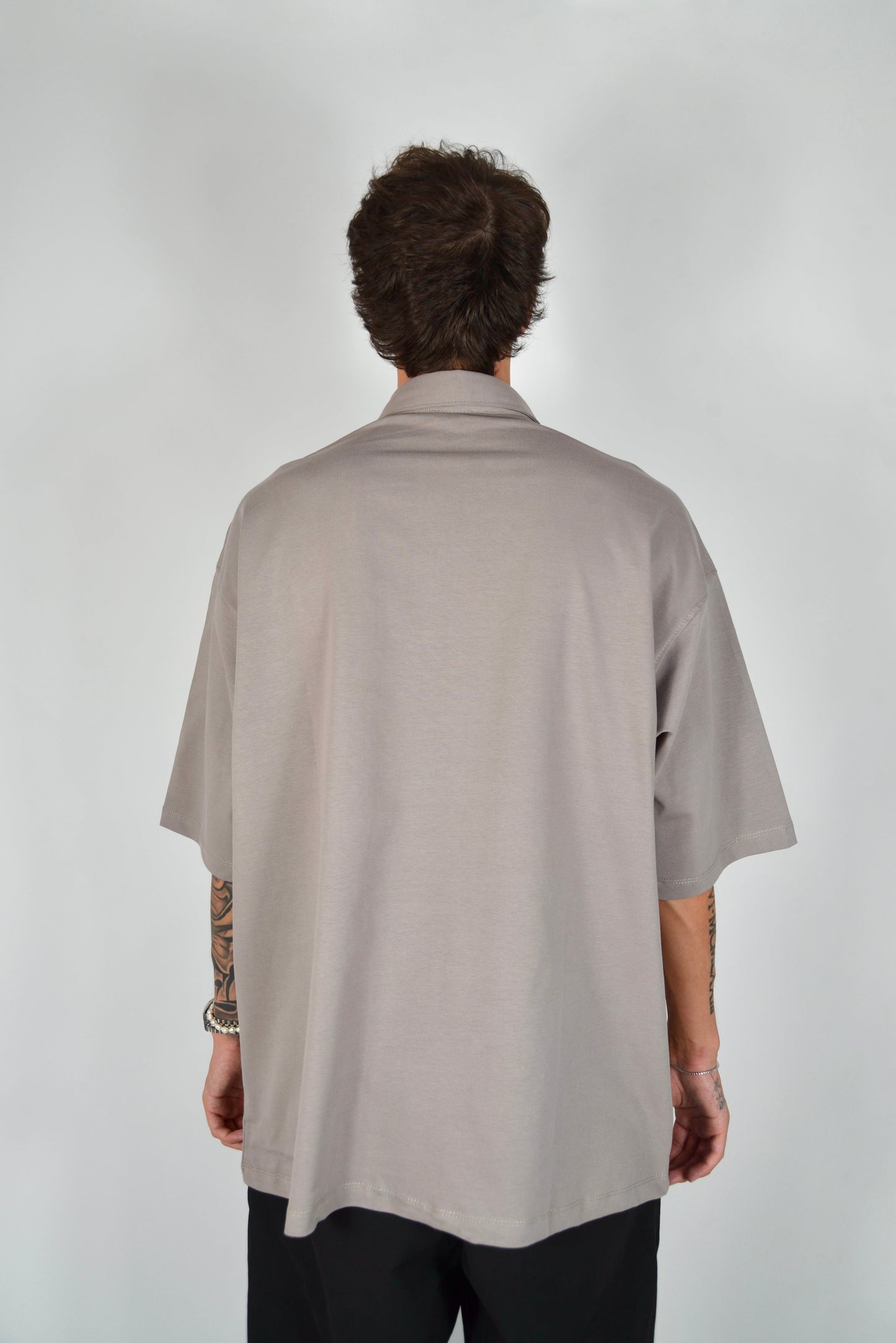 Polo Oversize Fango