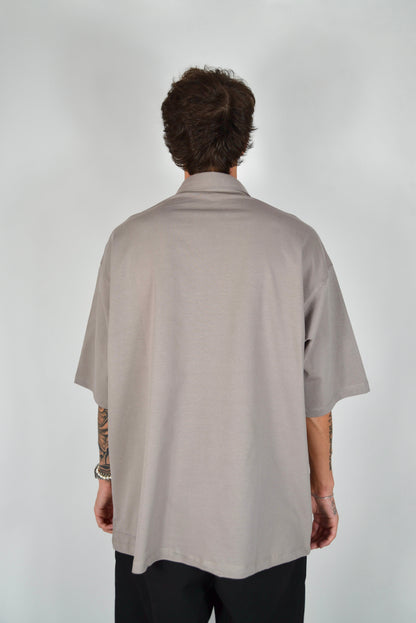 Polo Oversize Fango