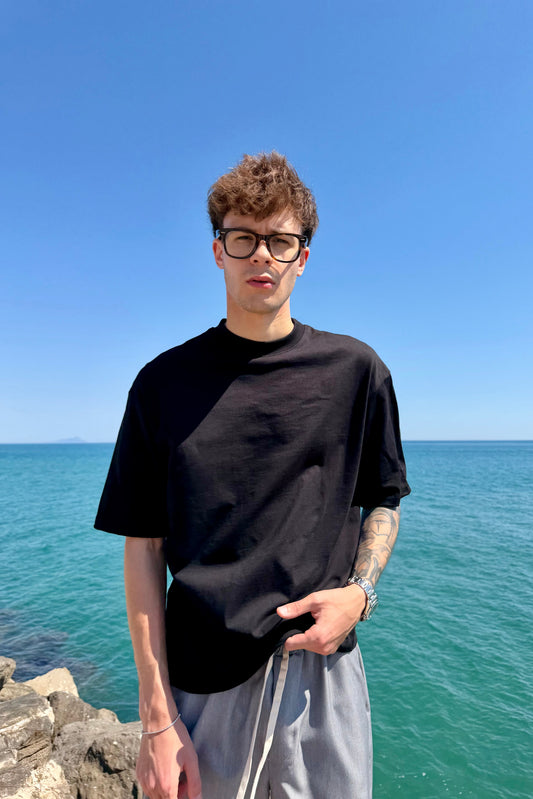 T-shirt Crop Nera
