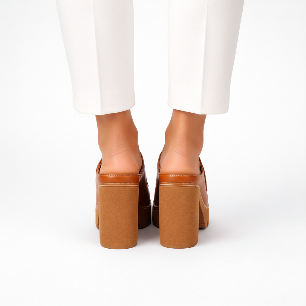 Orélianne | Mules Plateforme Talon Stable