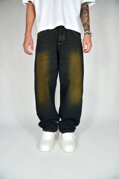 Jeans Baggy Fit Blu Sabbiato