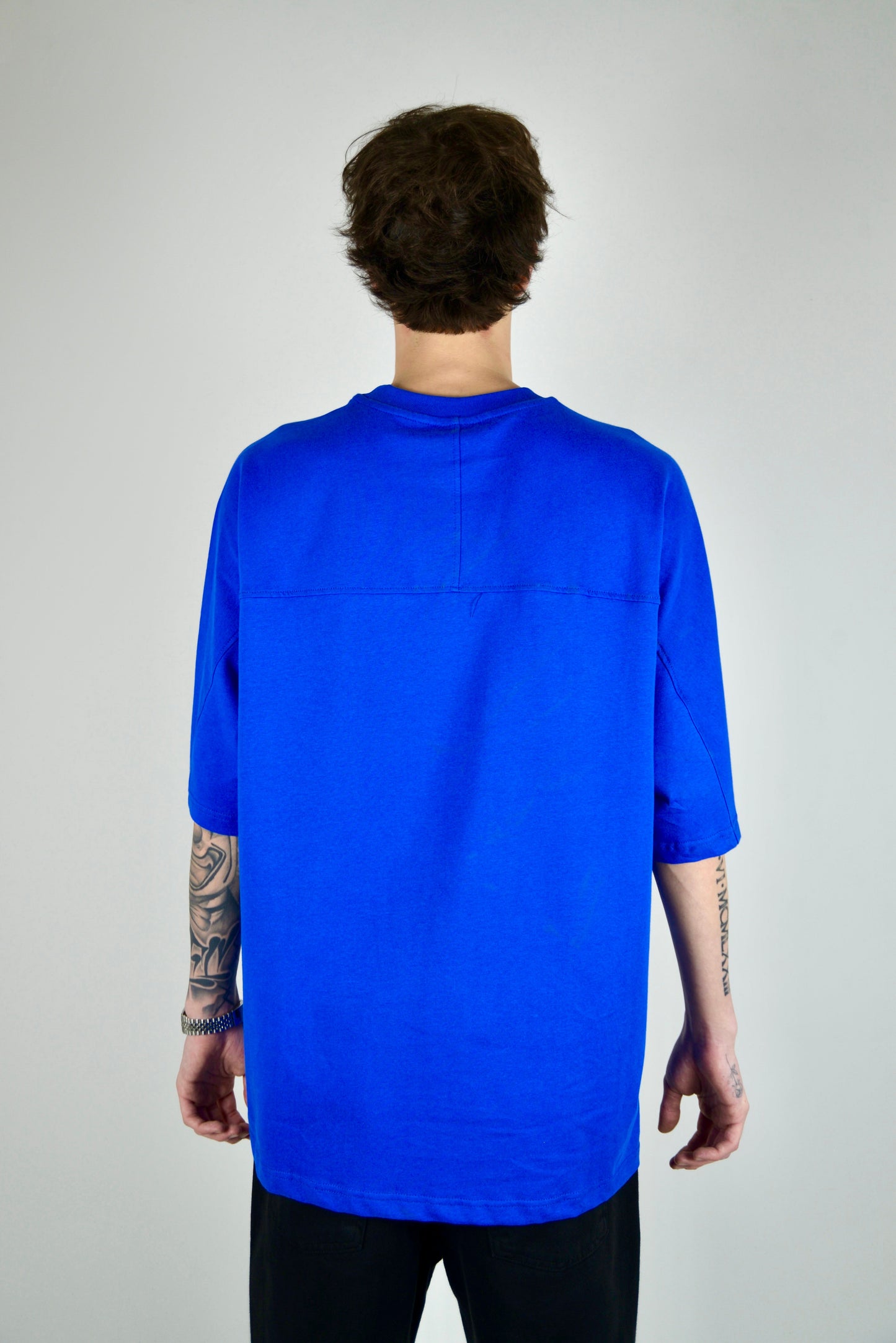 T-shirt Oversize Blu Elettrica