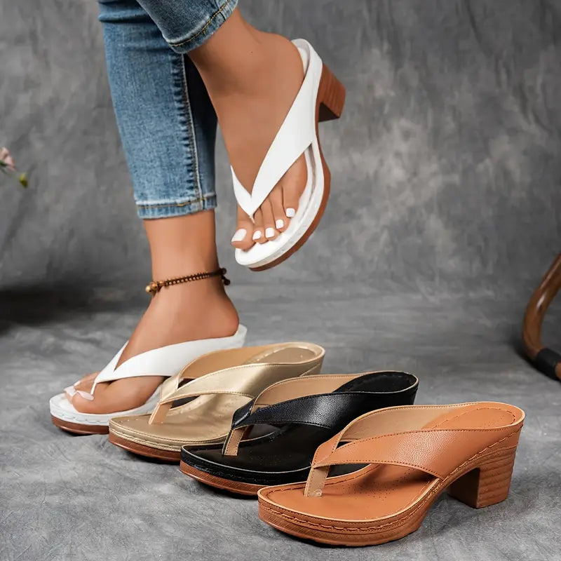 Maëlliane | Sandales Talon Confort Soutien