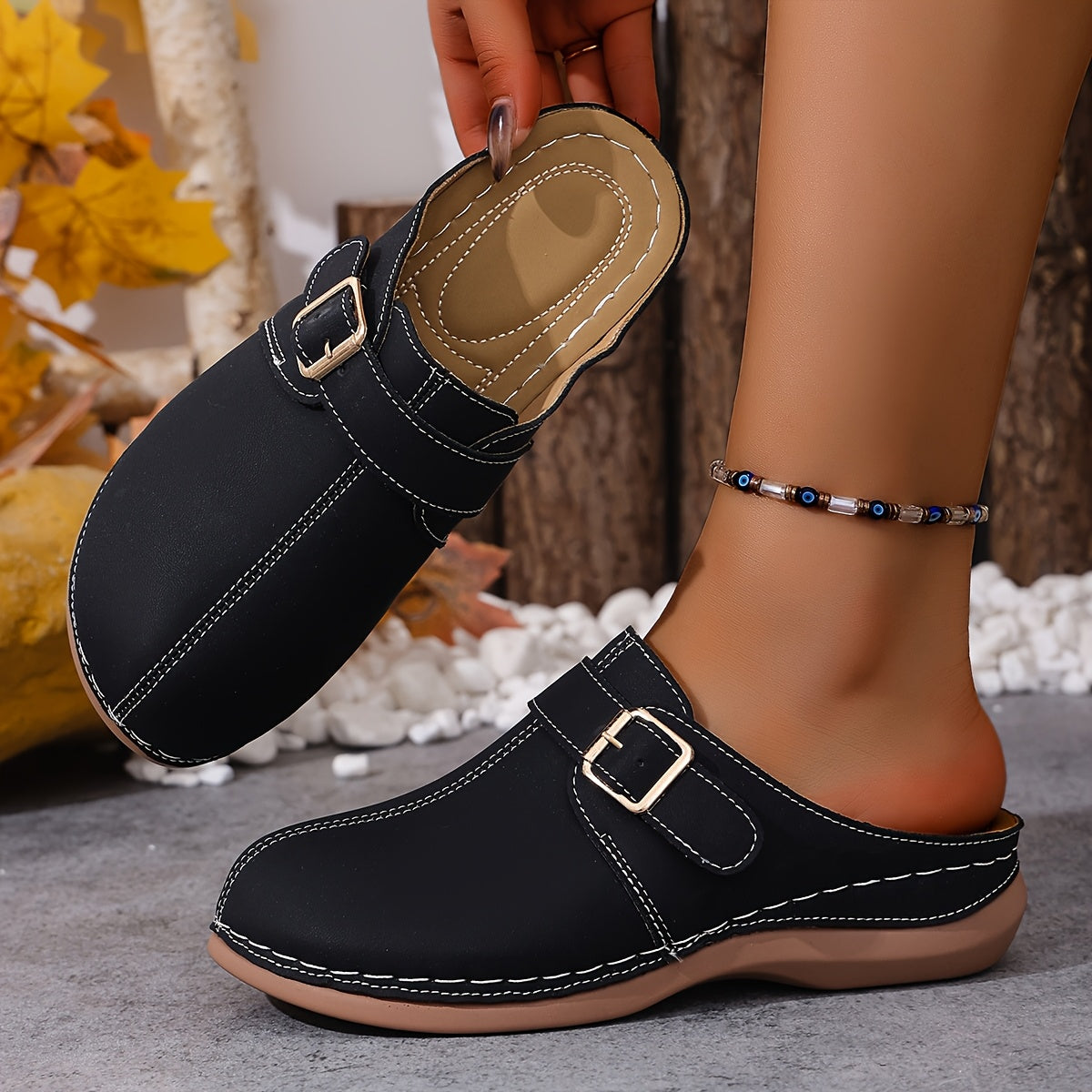 Velina | Sabots Boucle Confort Quotidien