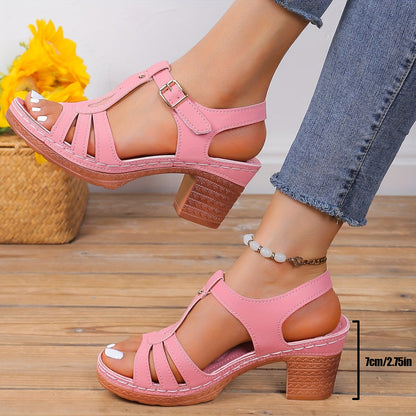 Calista | Sandales à Talon Confort Élégant