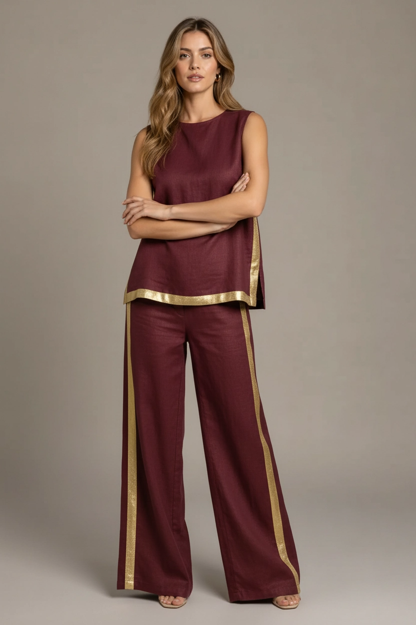 Leila | Conjunto elegante de dos piezas