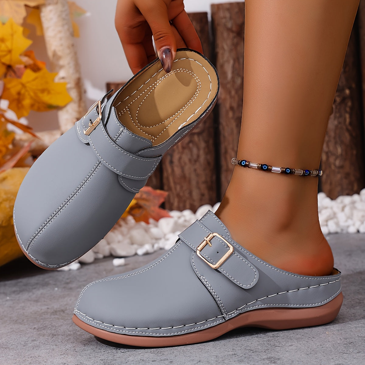 Velina | Sabots Boucle Confort Quotidien