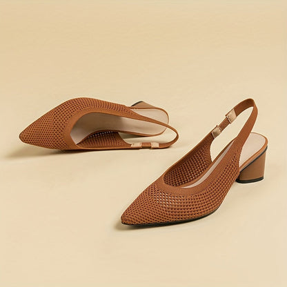 Liréa | Escarpins Slingback Maille Élégante