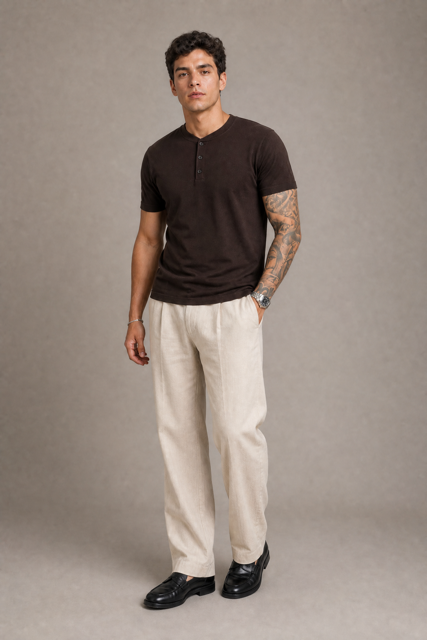 T-shirt Serafino Nera