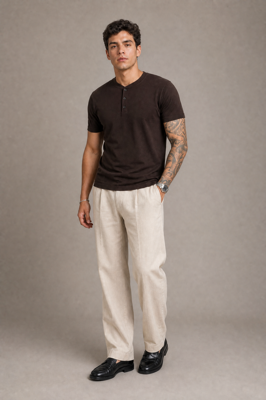 T-shirt Serafino Nera