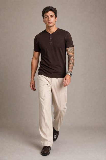 T-shirt Serafino Nera